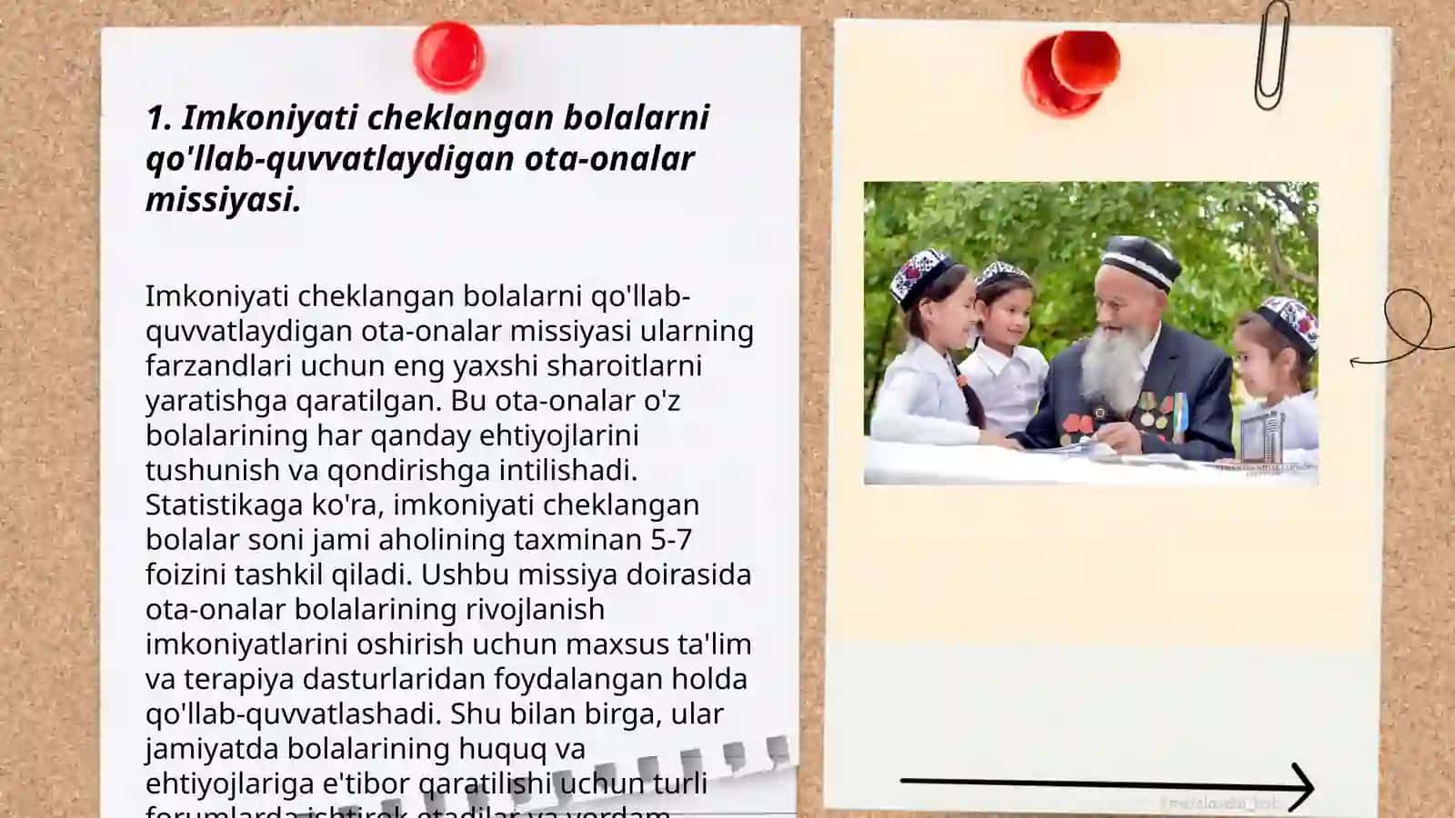 Imkoniyati cheklangan bolalarni maktabga tayyorlashda ota-ona, mahallalar va pedagoglarning oʻrni va hamkorligi 3