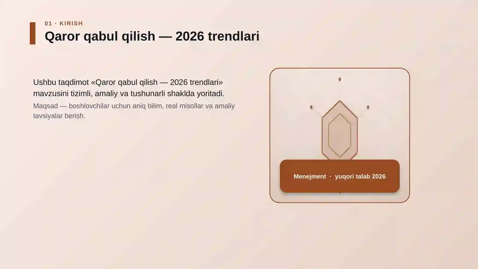 Qaror qabul qilish — 2026 trendlari 3