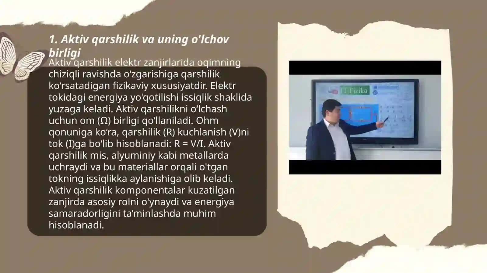 Aktiv va reaktiv qarshiliklarning farqi 3