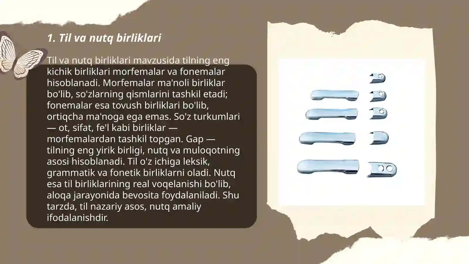 Til va nutq birliklari 3