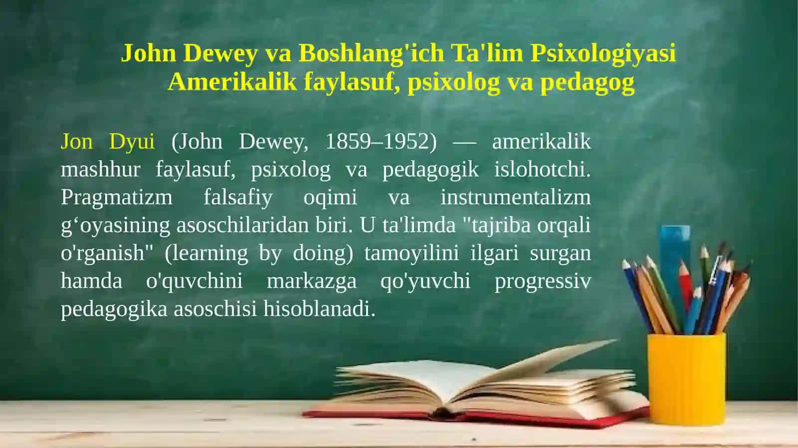 Taqdimot talabalar uchun tayyorlangan 3
