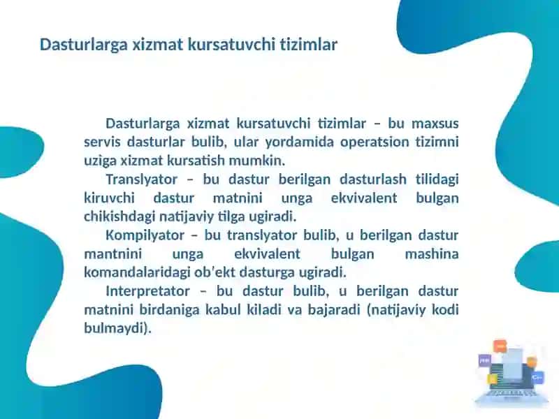 Dasturlash tizimlari va tillari PYTHON 3