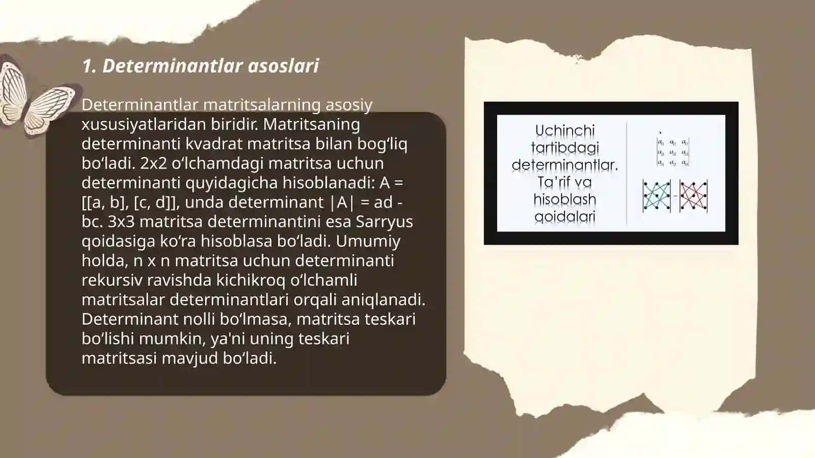 Determinantlar 3