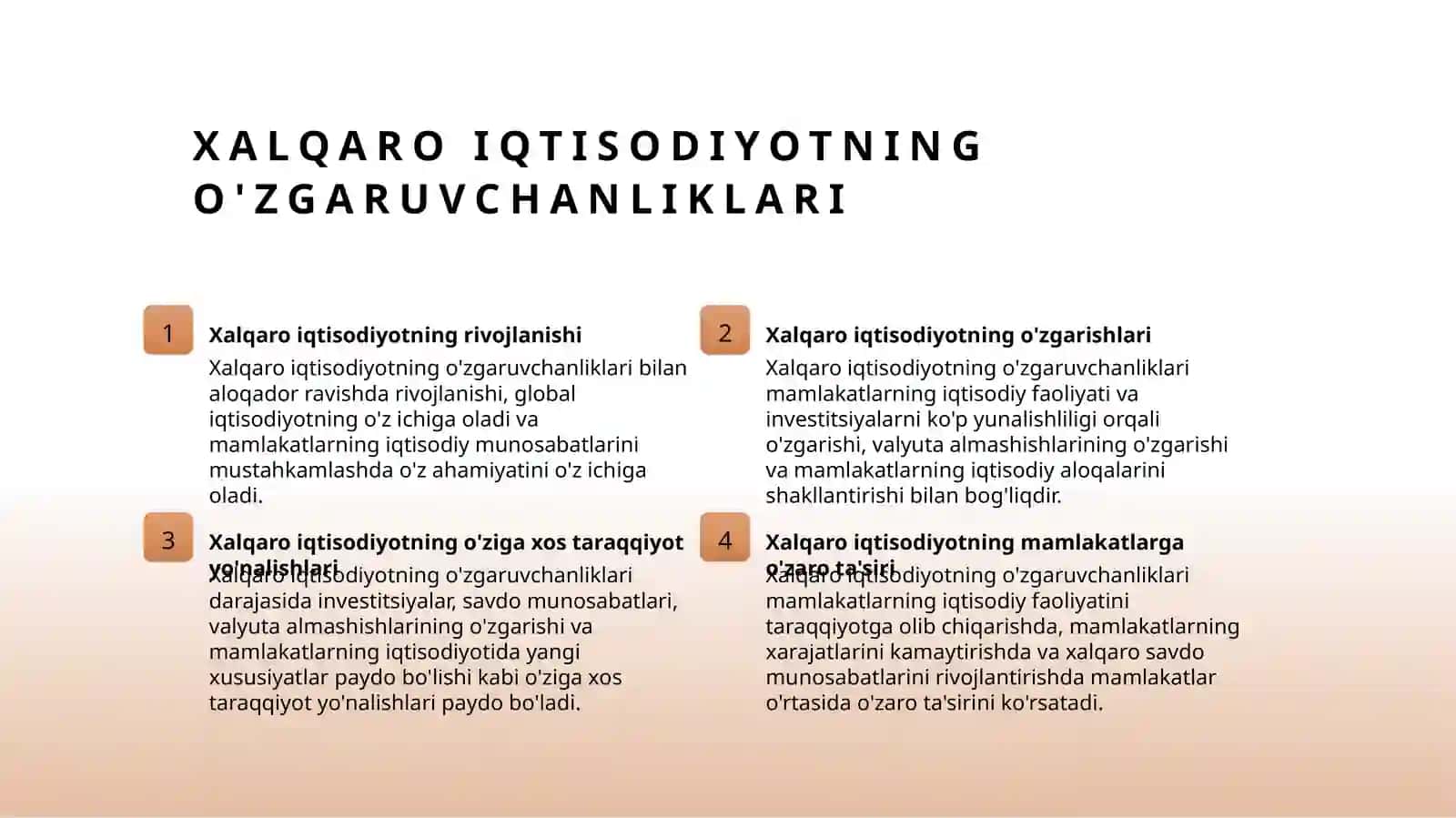 Xalqaro iqtisodiyot 3
