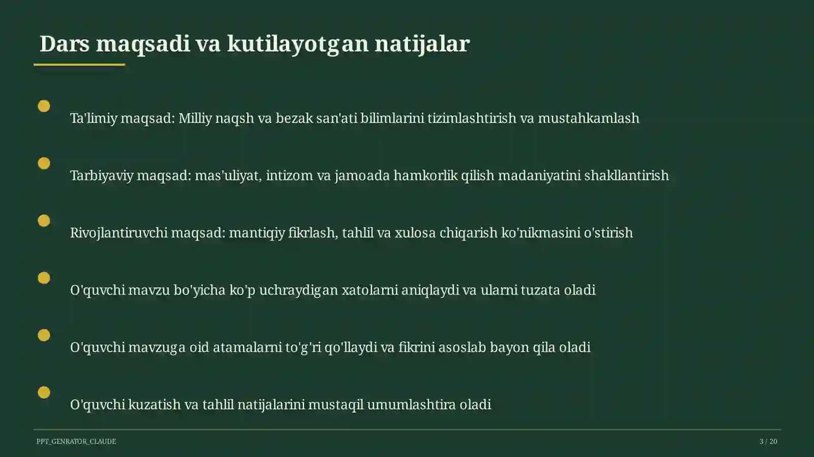 Milliy naqsh va bezak san'ati (3-sinf) 3