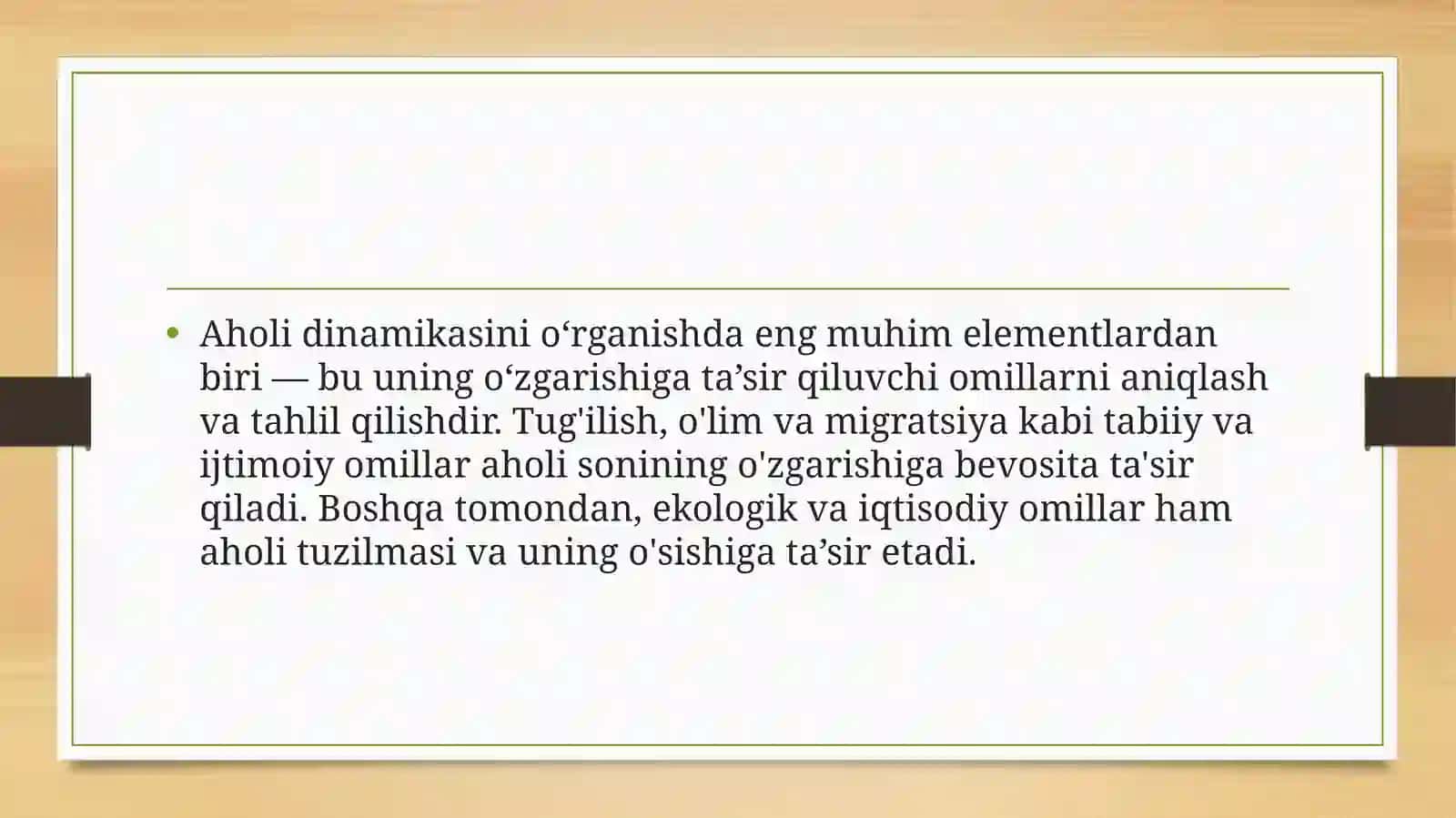 Aholi dinamikasi oʻng. atrofi 3