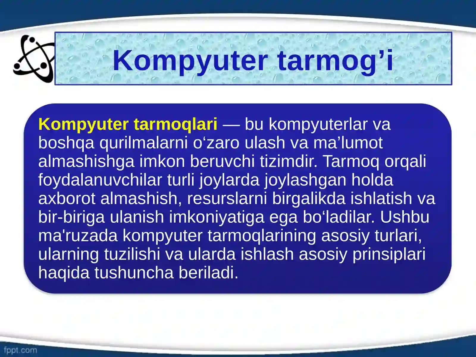 Kompyutertarmog’i 3