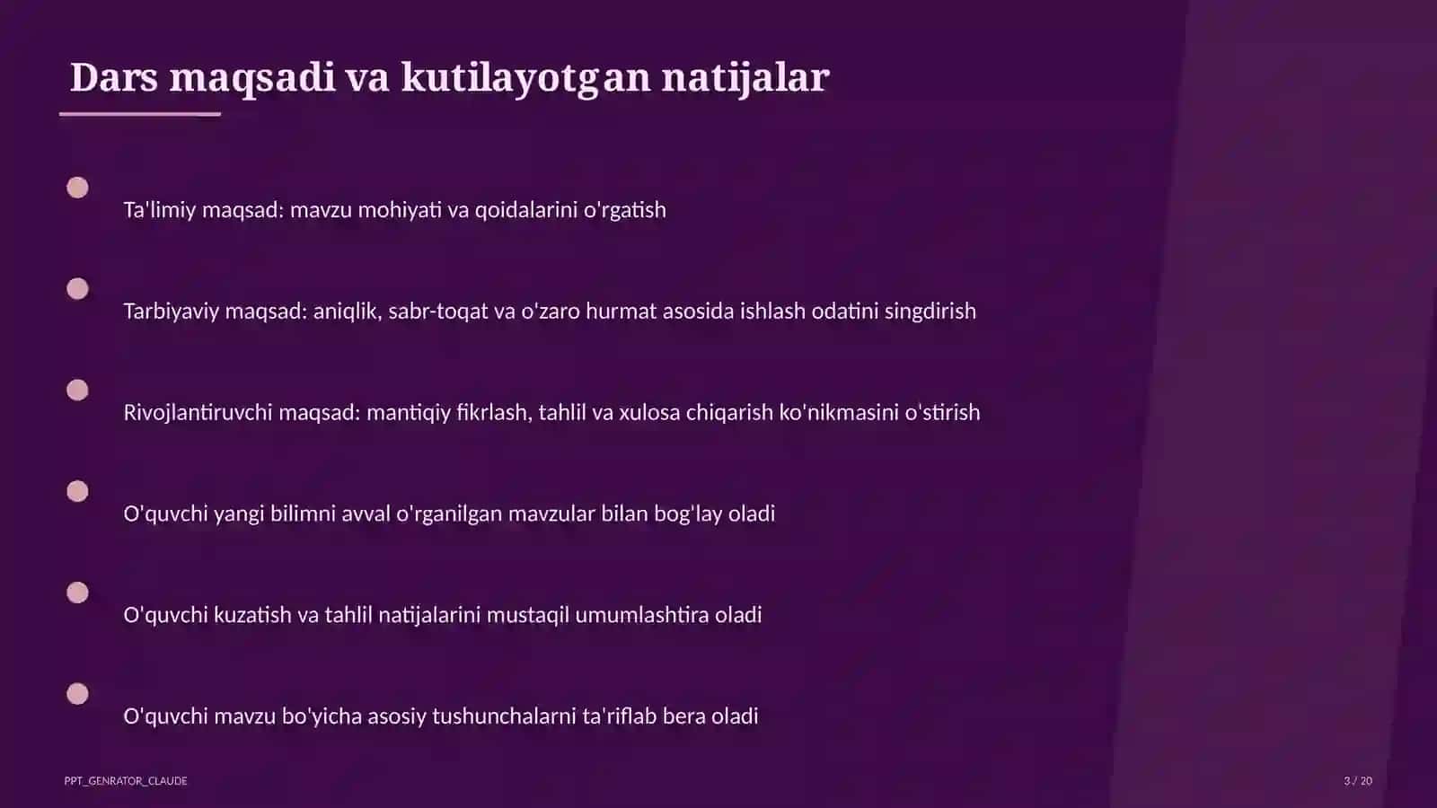 Chidamlilikni rivojlantirish: uzoq masofaga yugurish (7-sinf) 3