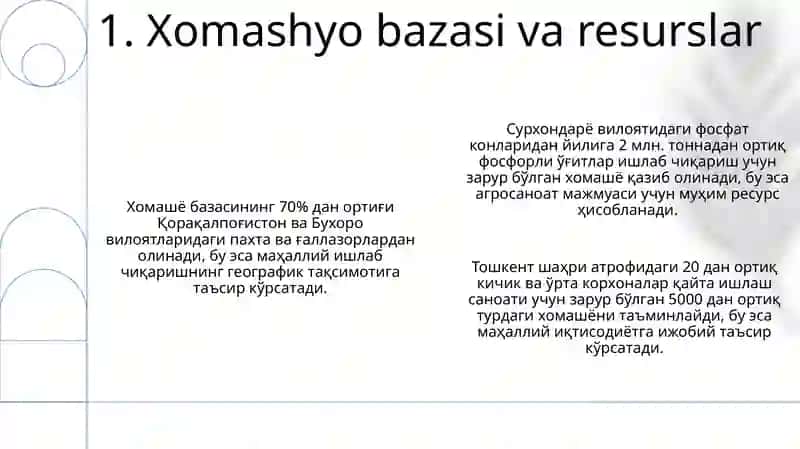 Sanoat va Agro-sanoat Kompleksiga Umumiy Nuqtai 3