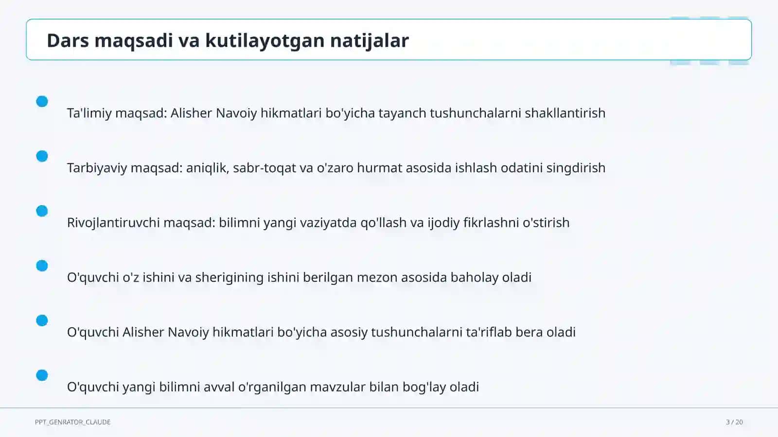 Alisher Navoiy hikmatlari (3-sinf) 3