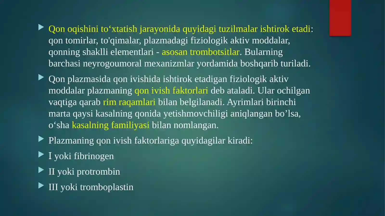 Gemostaz.Fibrinoliz 3