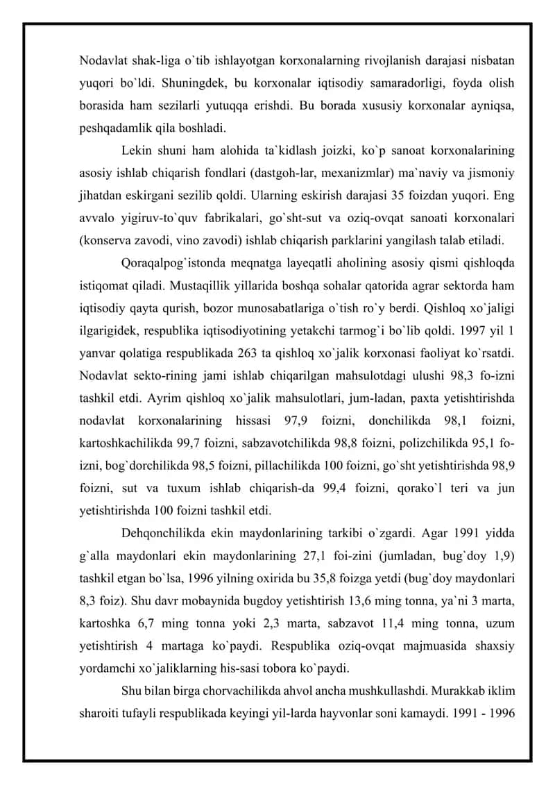 O`zbekiston mustaqilligi yillarida Qoraqalpog`iston davlatchiligi taraqqiyoti 3
