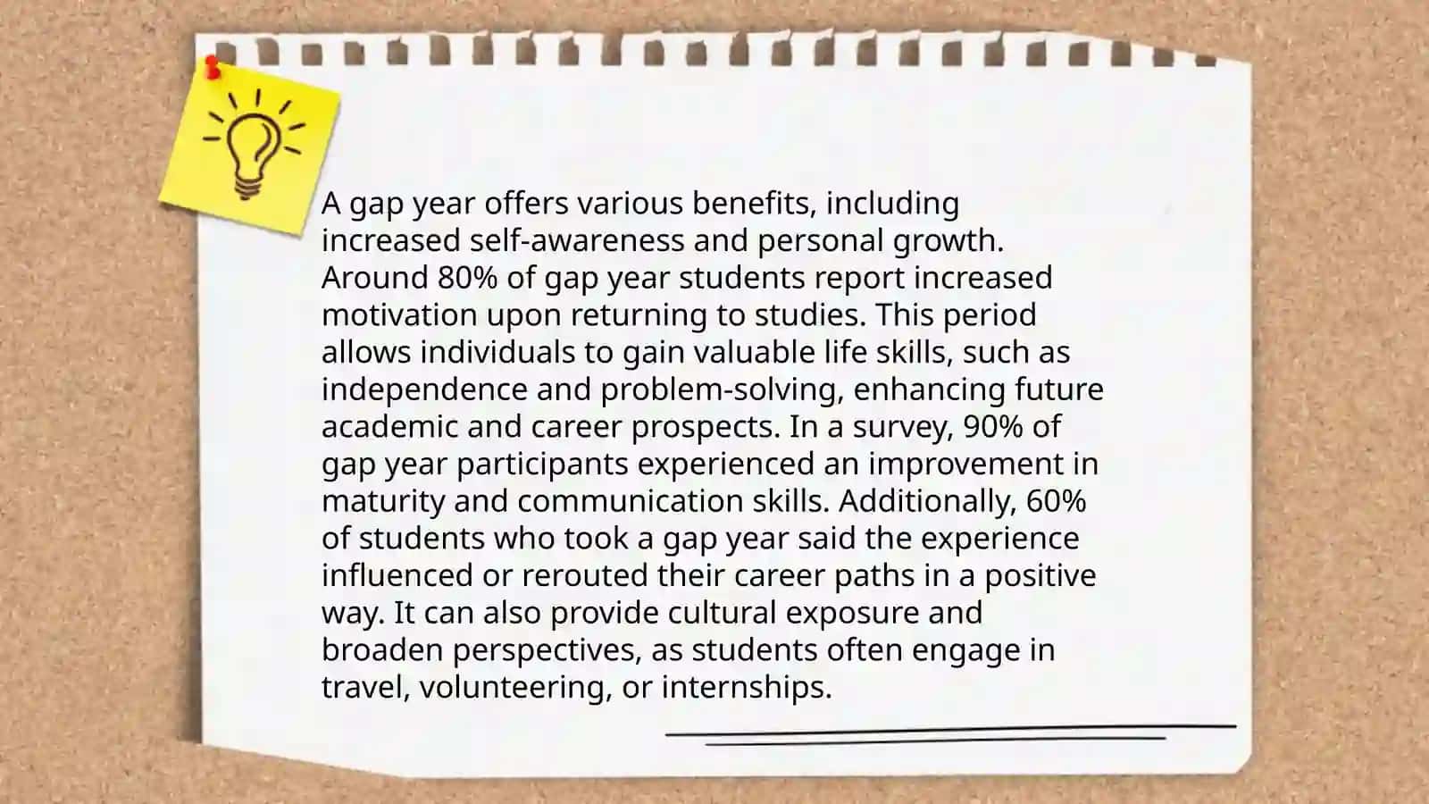A gap year 3