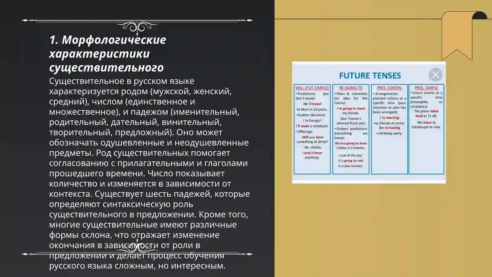 Морфология существительного в русском языке 3