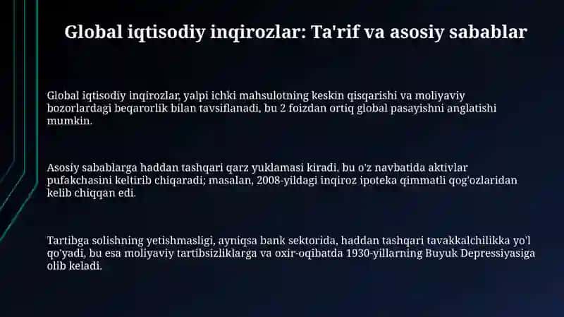 Global iqtisodiy inqirozlar 3