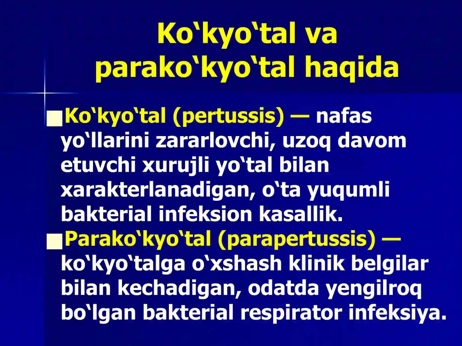 Ko'kyo'tal Parako'k yo'tal epidemiologiyasi 3