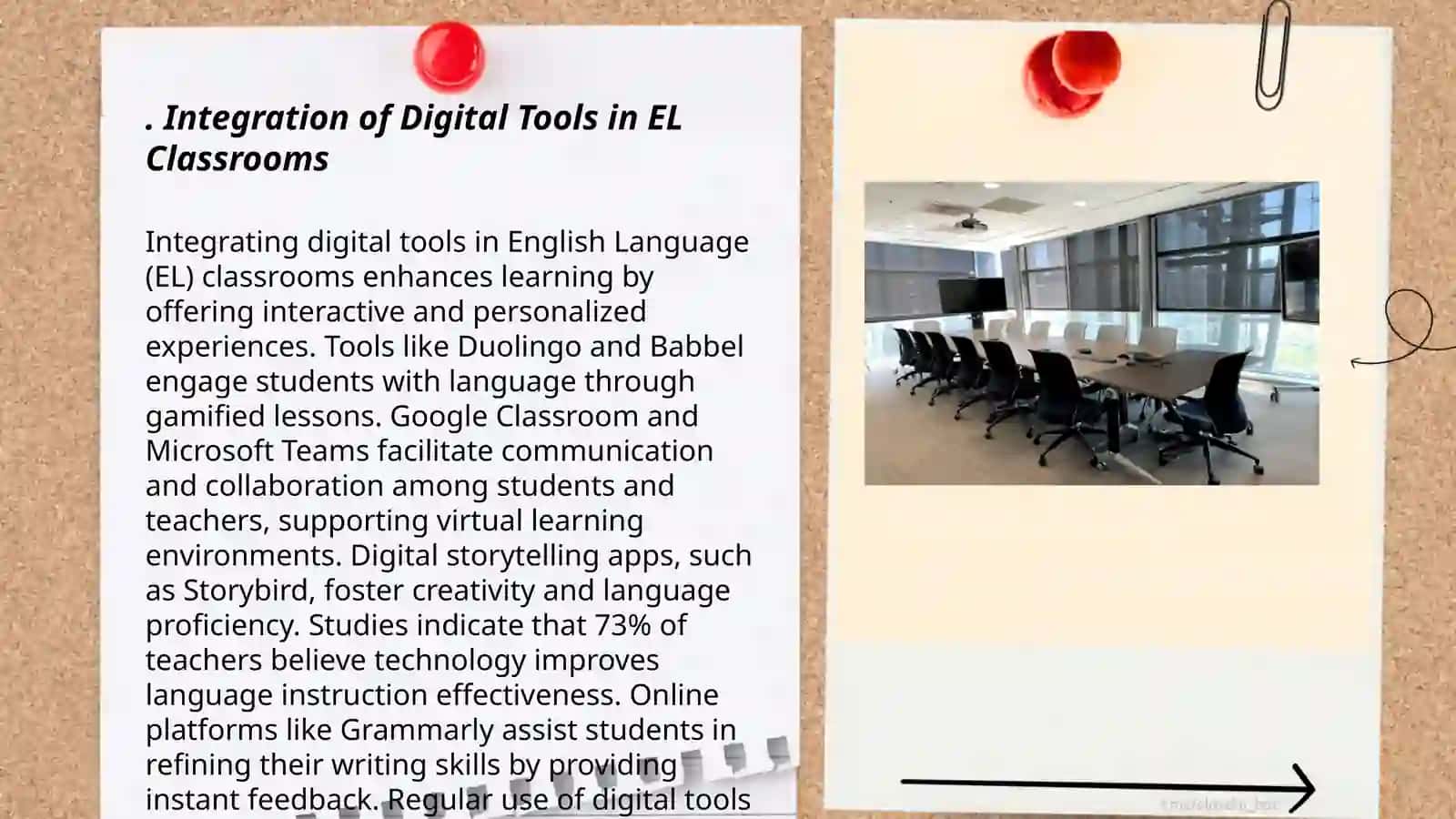 Pedagogical technologies in teaching EL 3