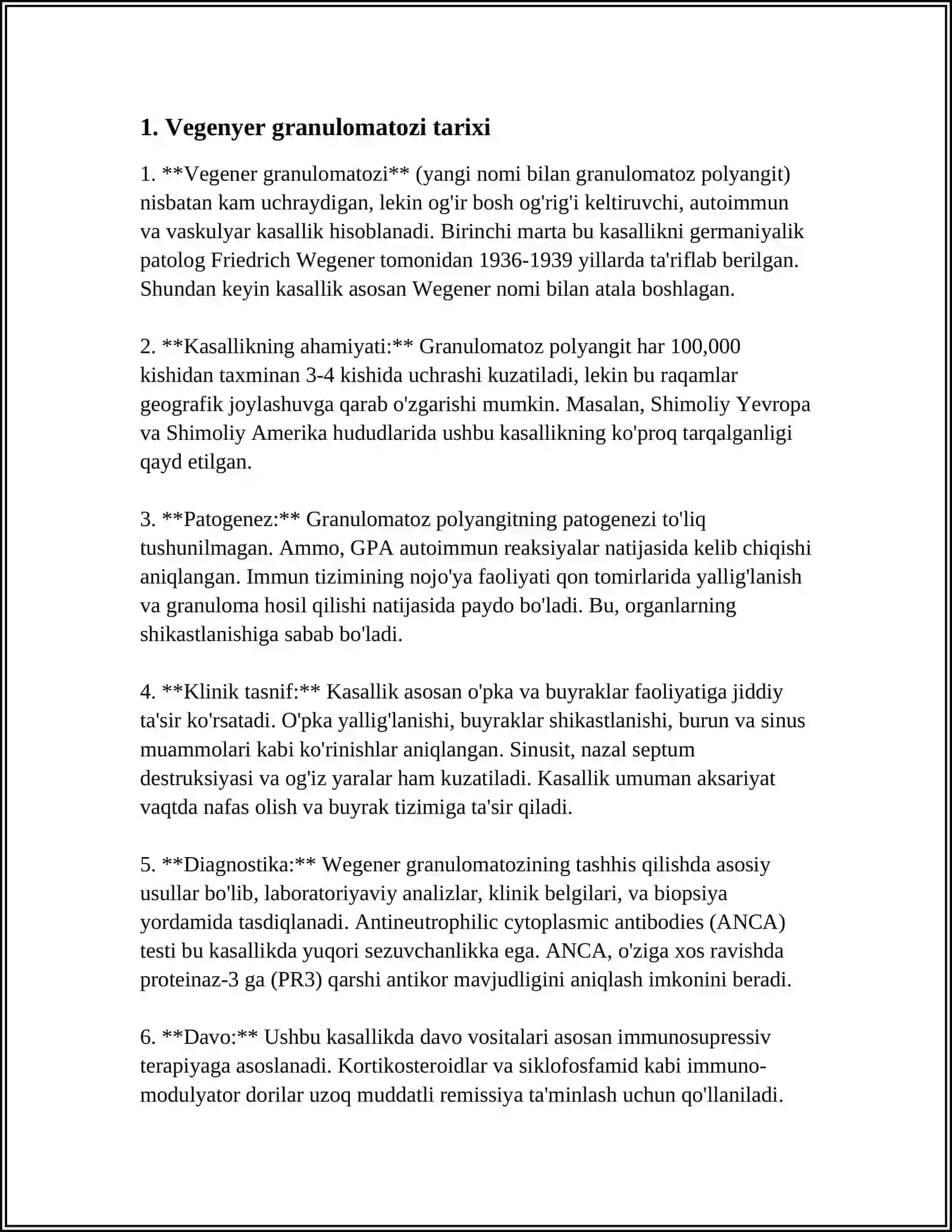 VEGENER GRANULEMATOZI 3