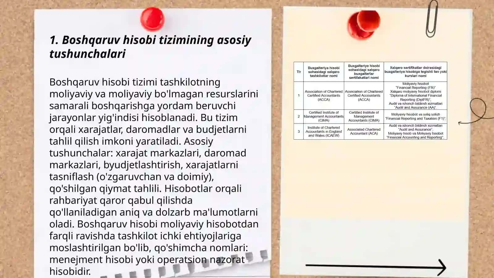 Boshqaruv hisobi tizimida hisob siyosati 3
