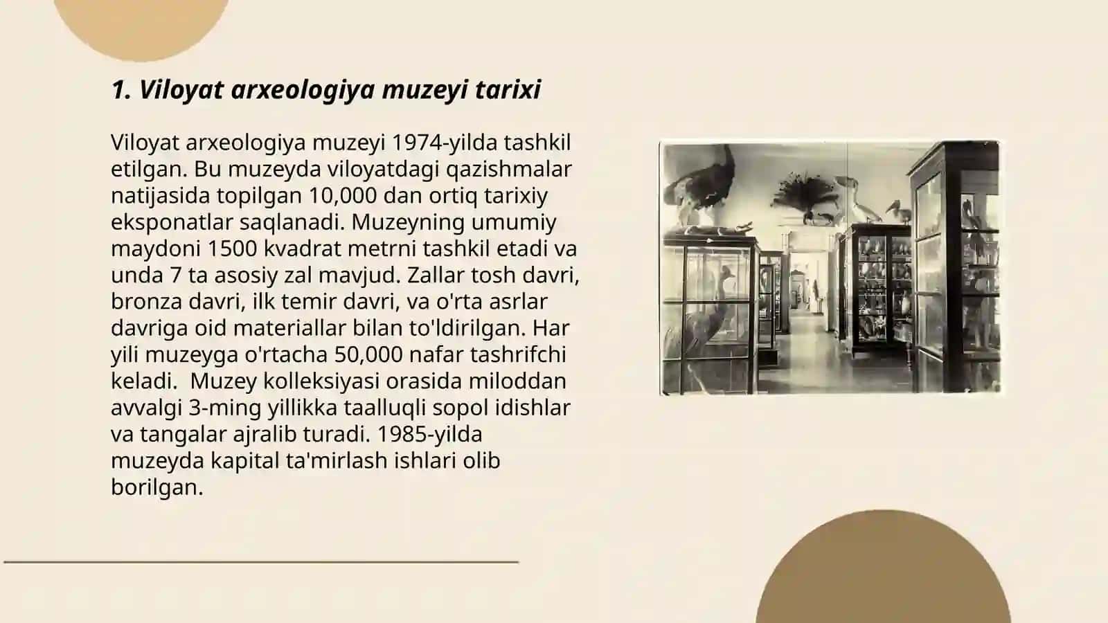 Viloyat arxeologiya muzeyi 3