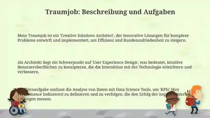 Mein Traumjob: Eine Vision 3