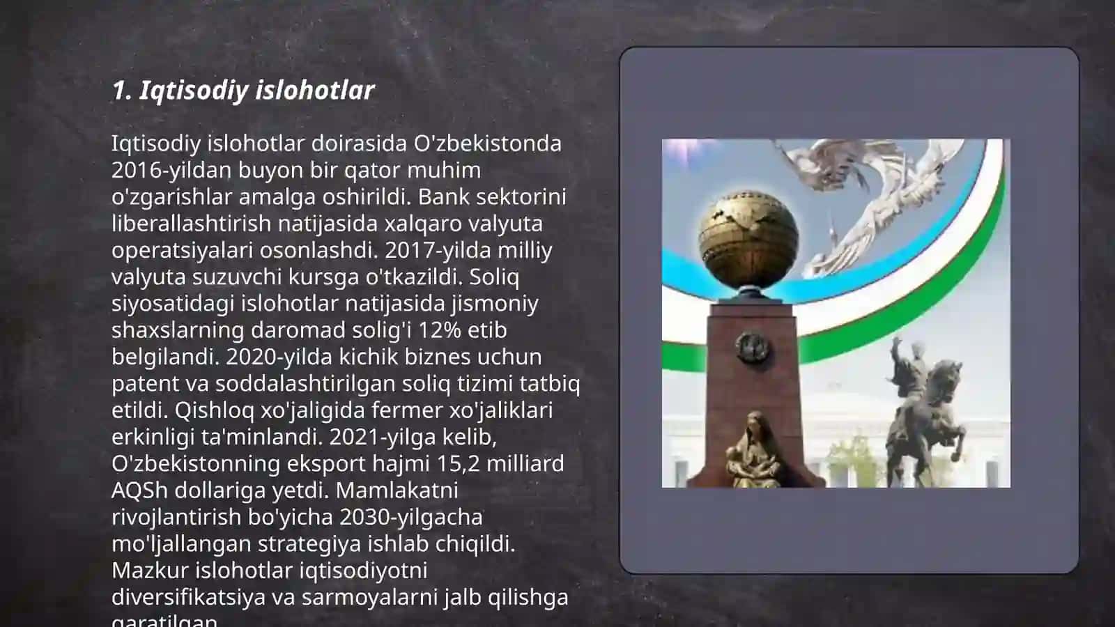 Iqtisodiy Islohotlar 3