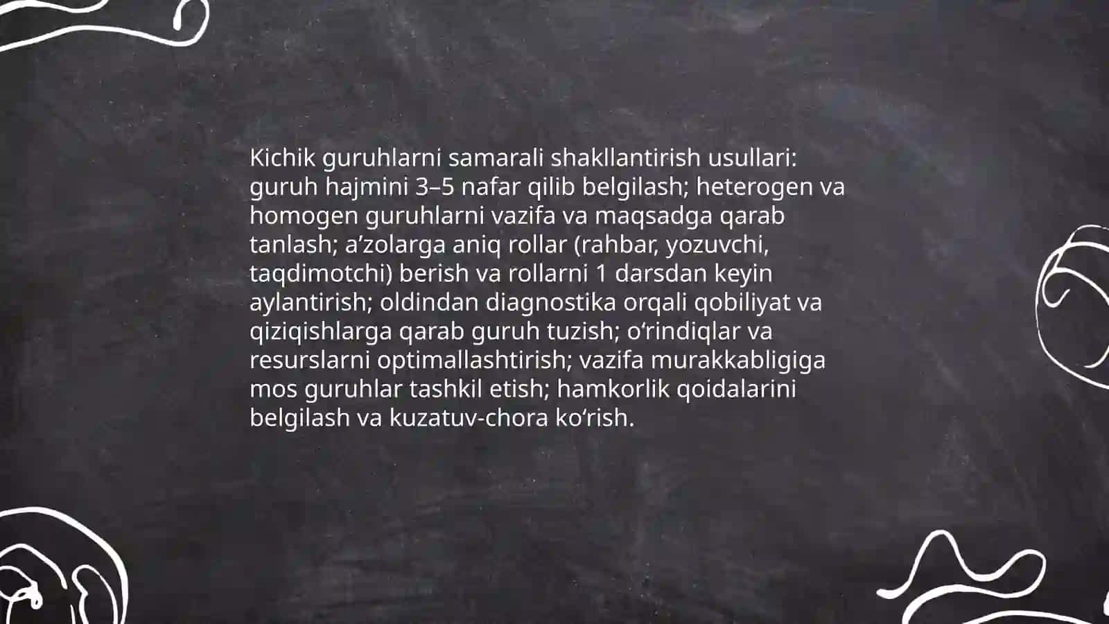 Biologiya darslarida kichik guruhlar bilan ishlash samaradorligini oshirish yollari 3