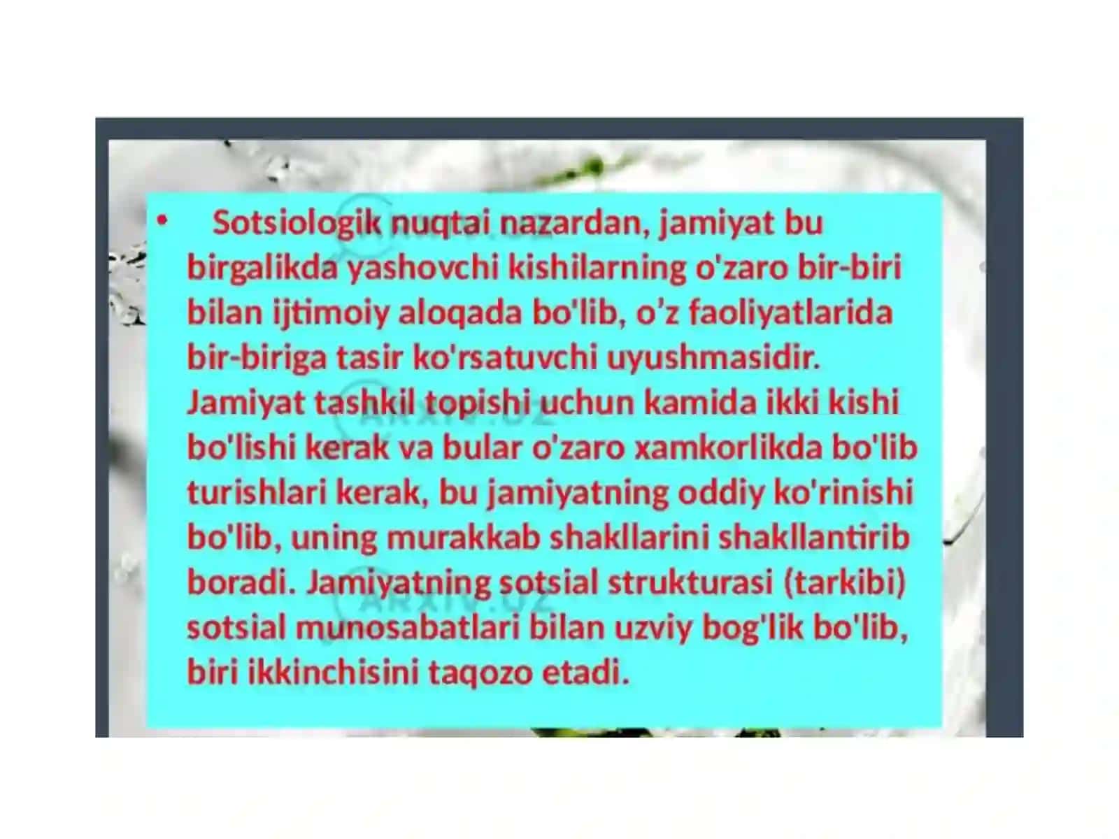 Kishilik jamiyati tarixida sotsial struktura muamosining talqini 3