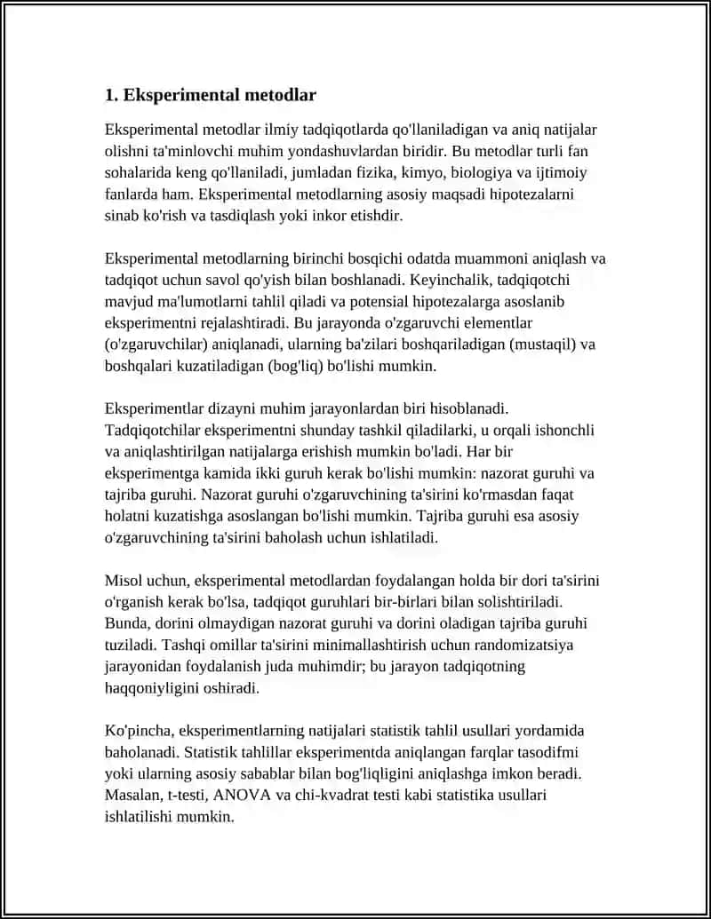 HOZIRGI ZAMON PSIXALOGIYASINING TADQIQOT METODLARI 3