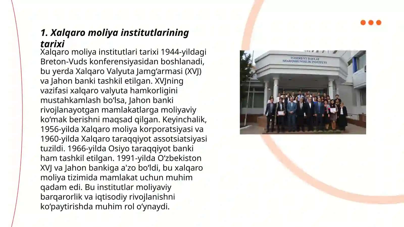 Xalqaro moliya institutlari 3