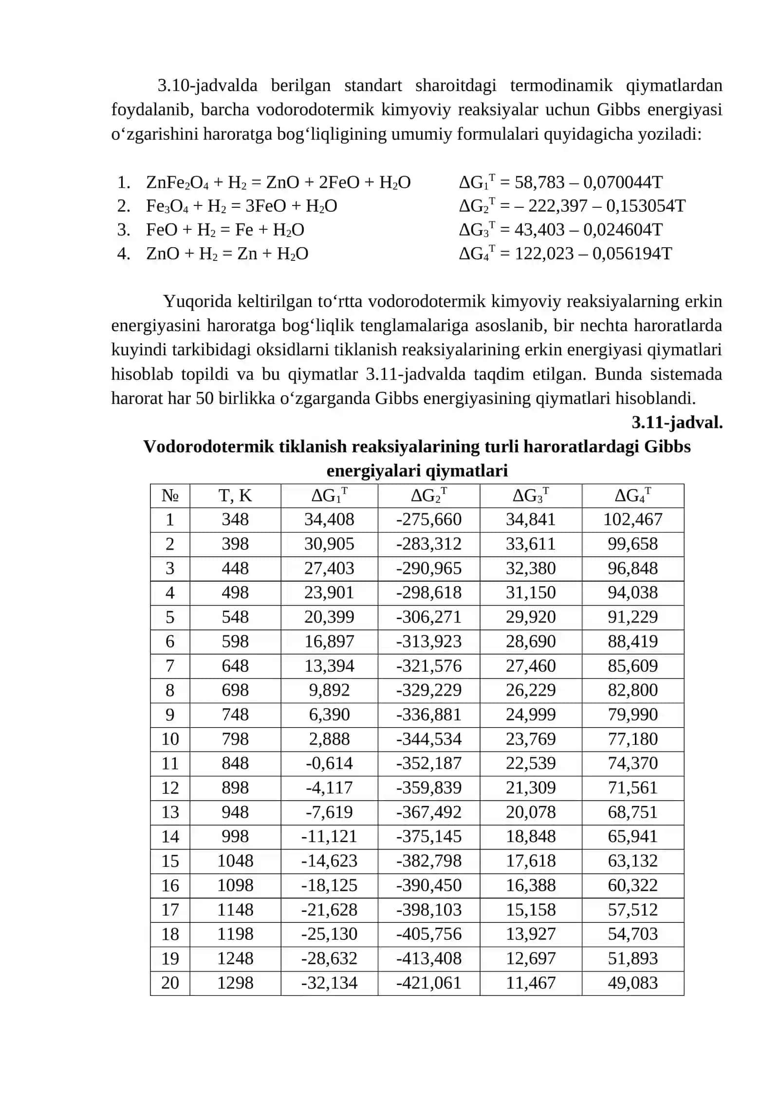 Kuchsiz tiklovchi gaz atmosferasida tiklanish tadqiqoti 3