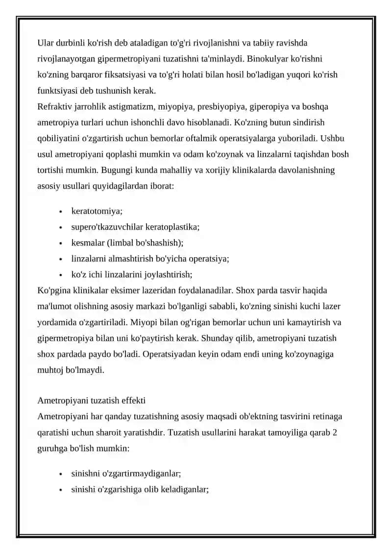 KOZ. ANATOMIYA VA FIZIOLOGIYASI REFRAKSION ANOMALIYA 3