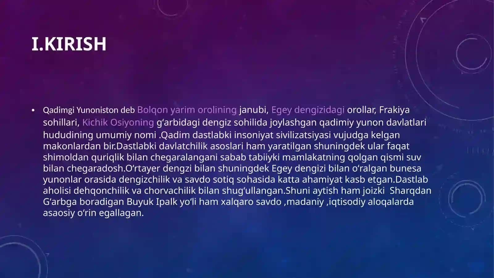 Qadimgiy yunoniston tarixiga kirish. Krit. Miken jamiyatlari 3