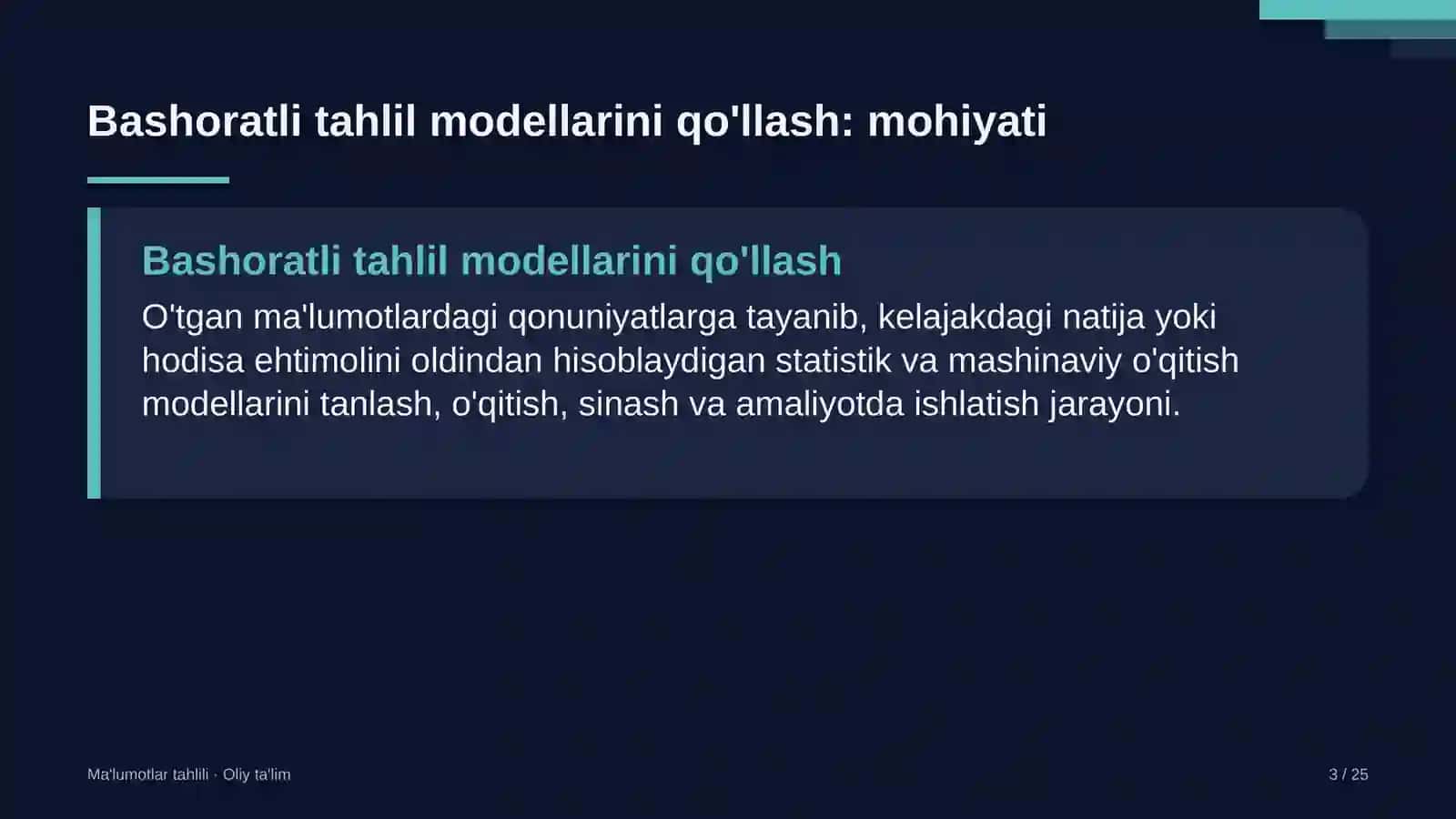 Gidrometeorologiya xizmatida bashoratli tahlil modellarini qo'llash 3