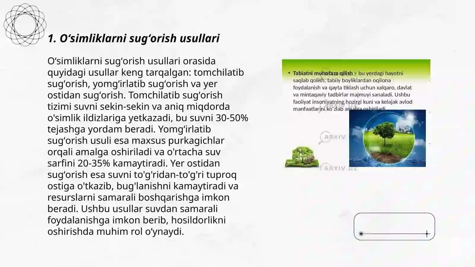 Oʻsimliklar va jonivorlarni parvarish qilish boʻyicha mehnat mazmuni 3