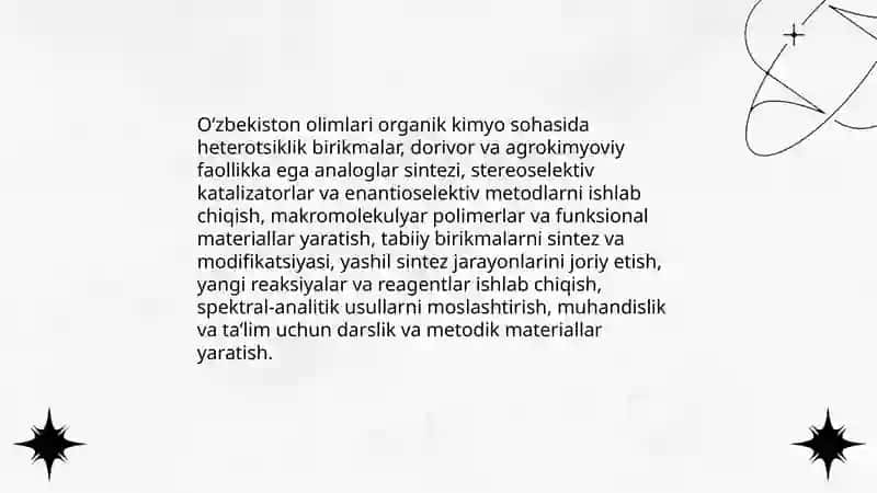 Oʻzbekiston Respublikasi kimyogar olimlari 3