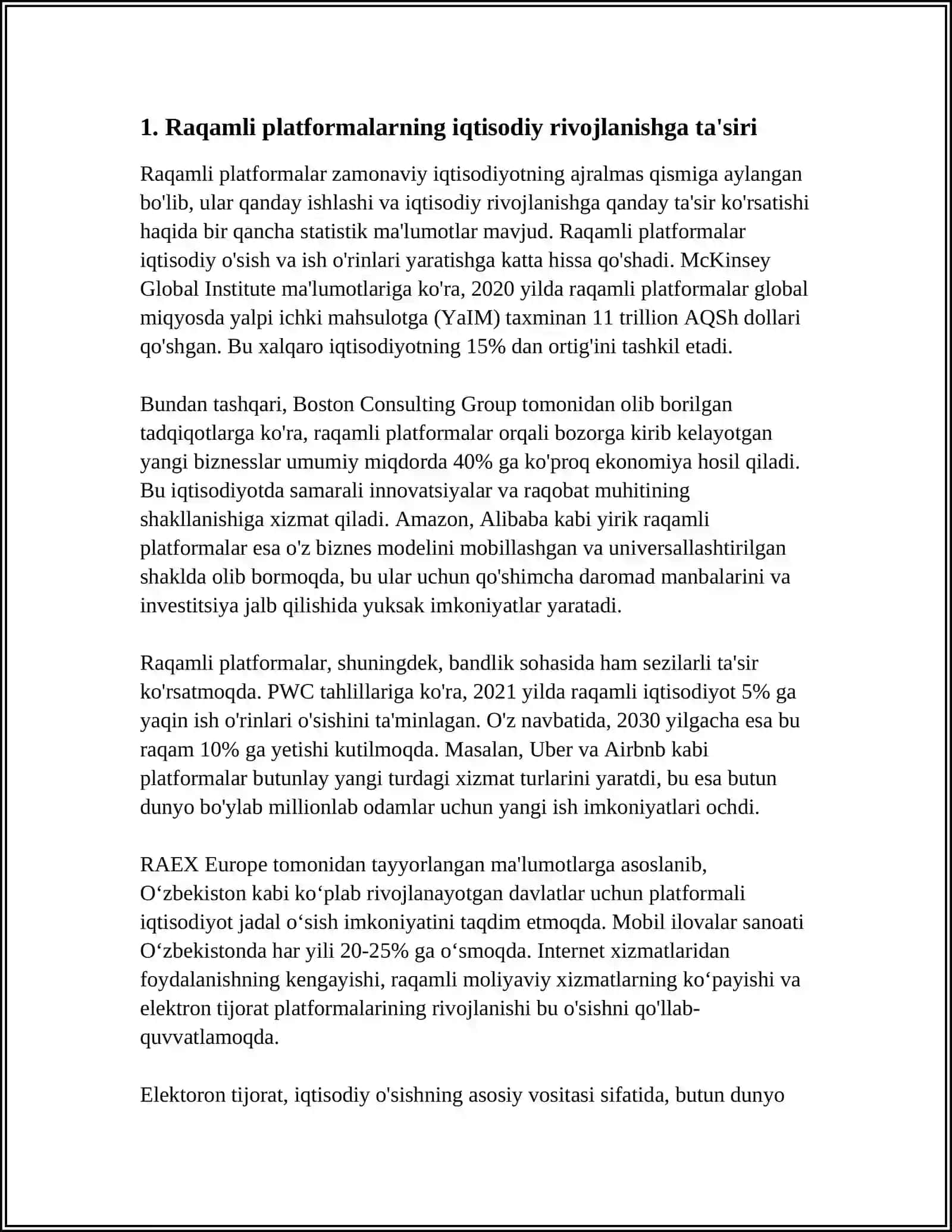 RAQAMLI PLATFORMALAR AHAMIYATI 3