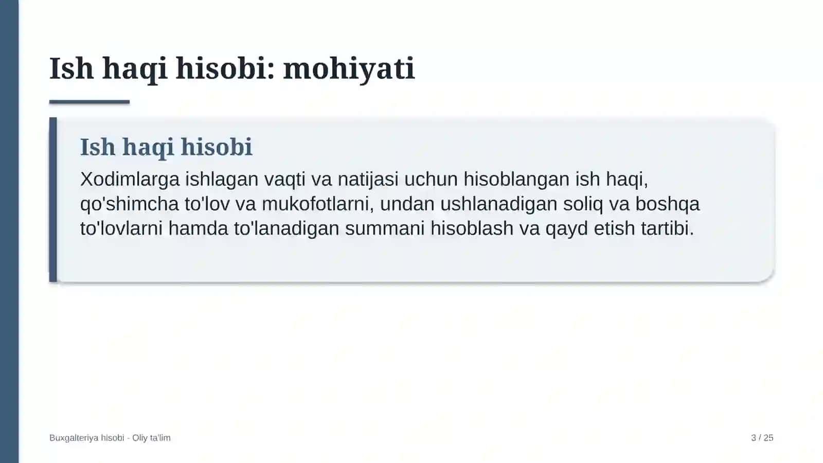 Kasaba uyushmalarida ish haqi hisobi 3