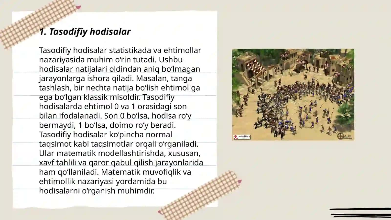 Ma'lumotlar va ehtimollik 3
