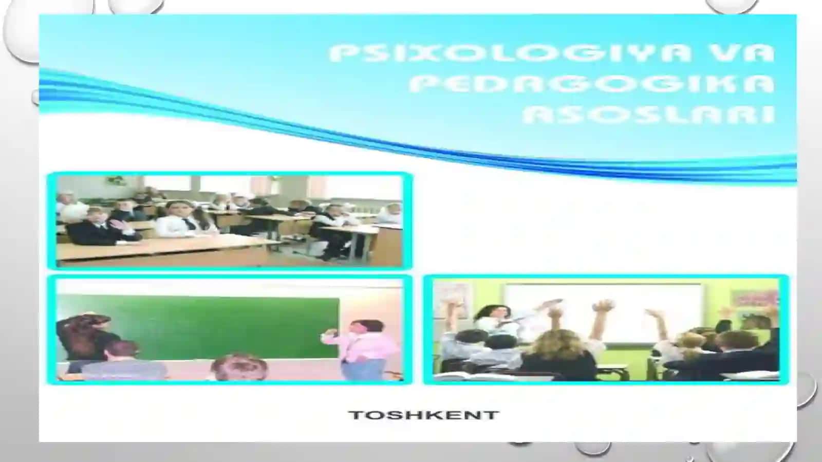 Davlat Universiteti Amaliy matematika va intellektual texnologiyalar Amaliy matematika yo’nalishi 302- Eshimov Navruzning Pedagogika fanidan taqdimoti 3