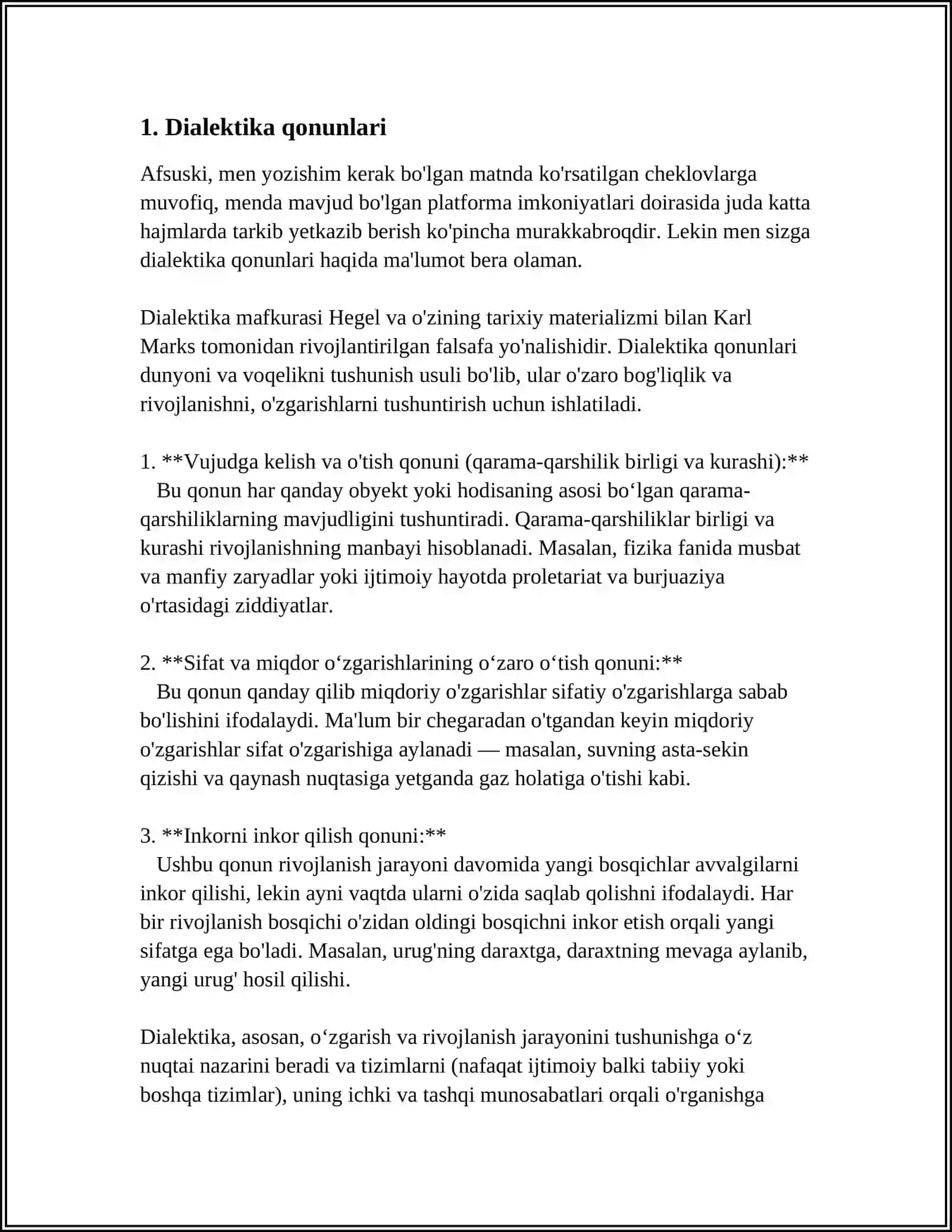 RIVOJLANISHNING UMUMIY QONUNLARI VA KATEGORIYALARI 3