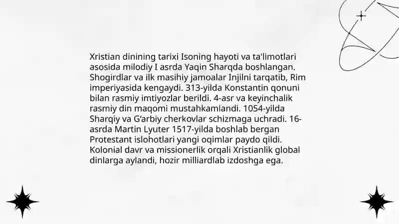 Xristian dini 3