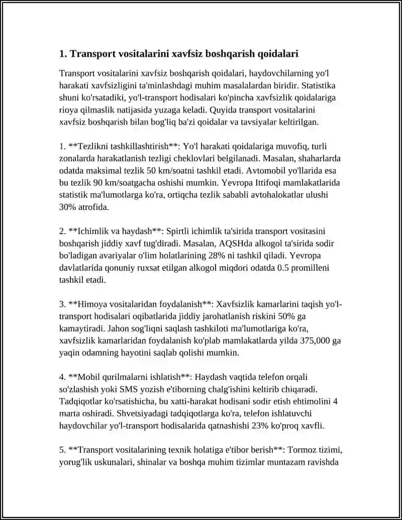HAVOTRANSPORT VOSITALARIDA ISHLARNI XAVFSIZ BAJARISH BUYICHA YURIQNOMALAR 3