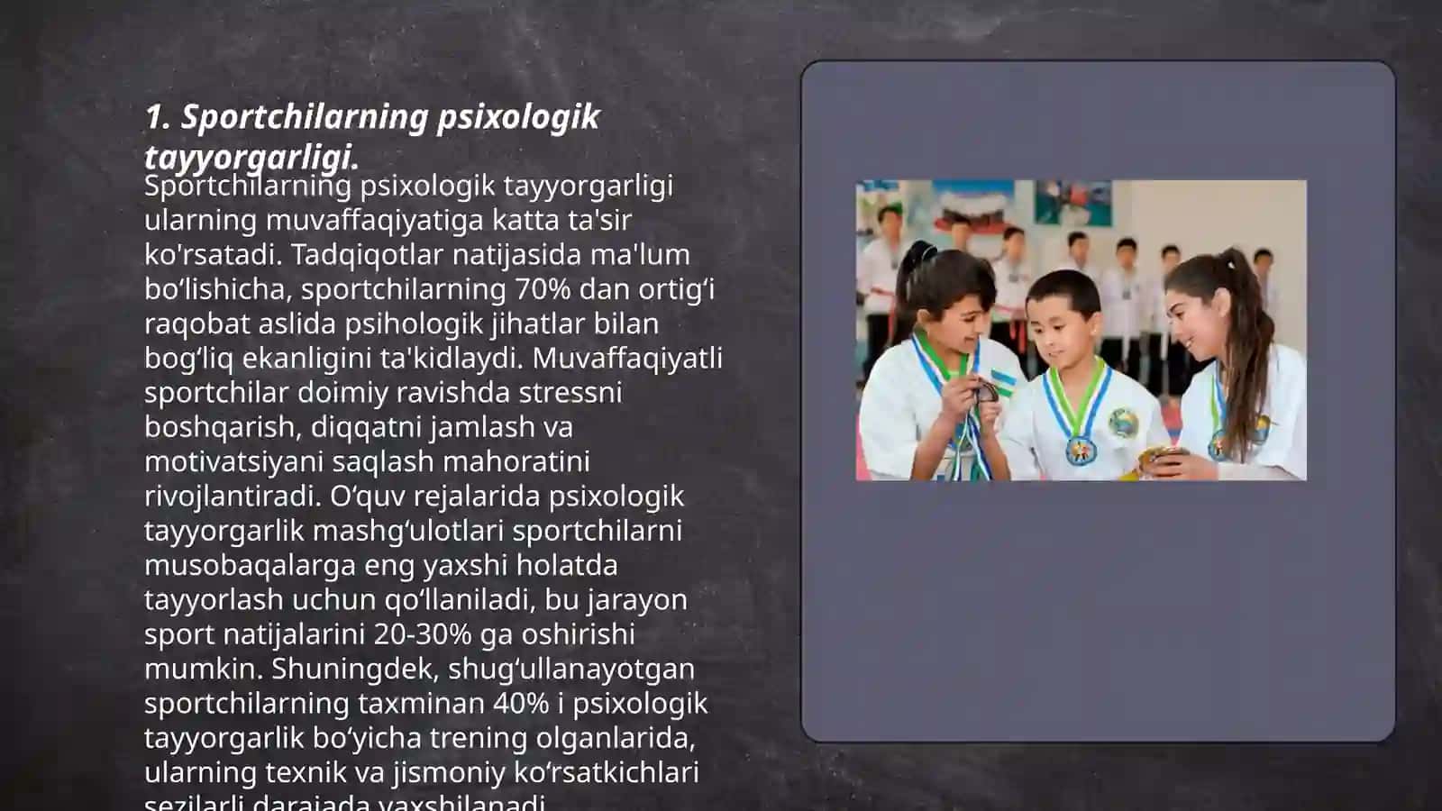 Sportchilarning psixologik tayyorgarligi 3