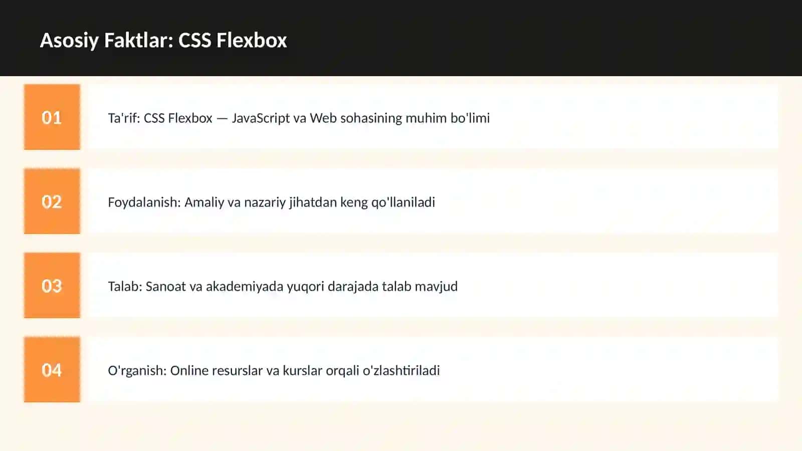 CSS Flexbox 3