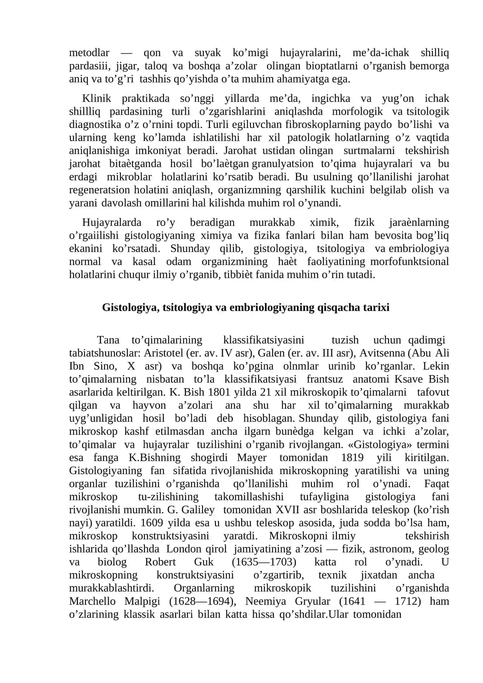 Gistologiya faniga kirish. Sitologiya 3