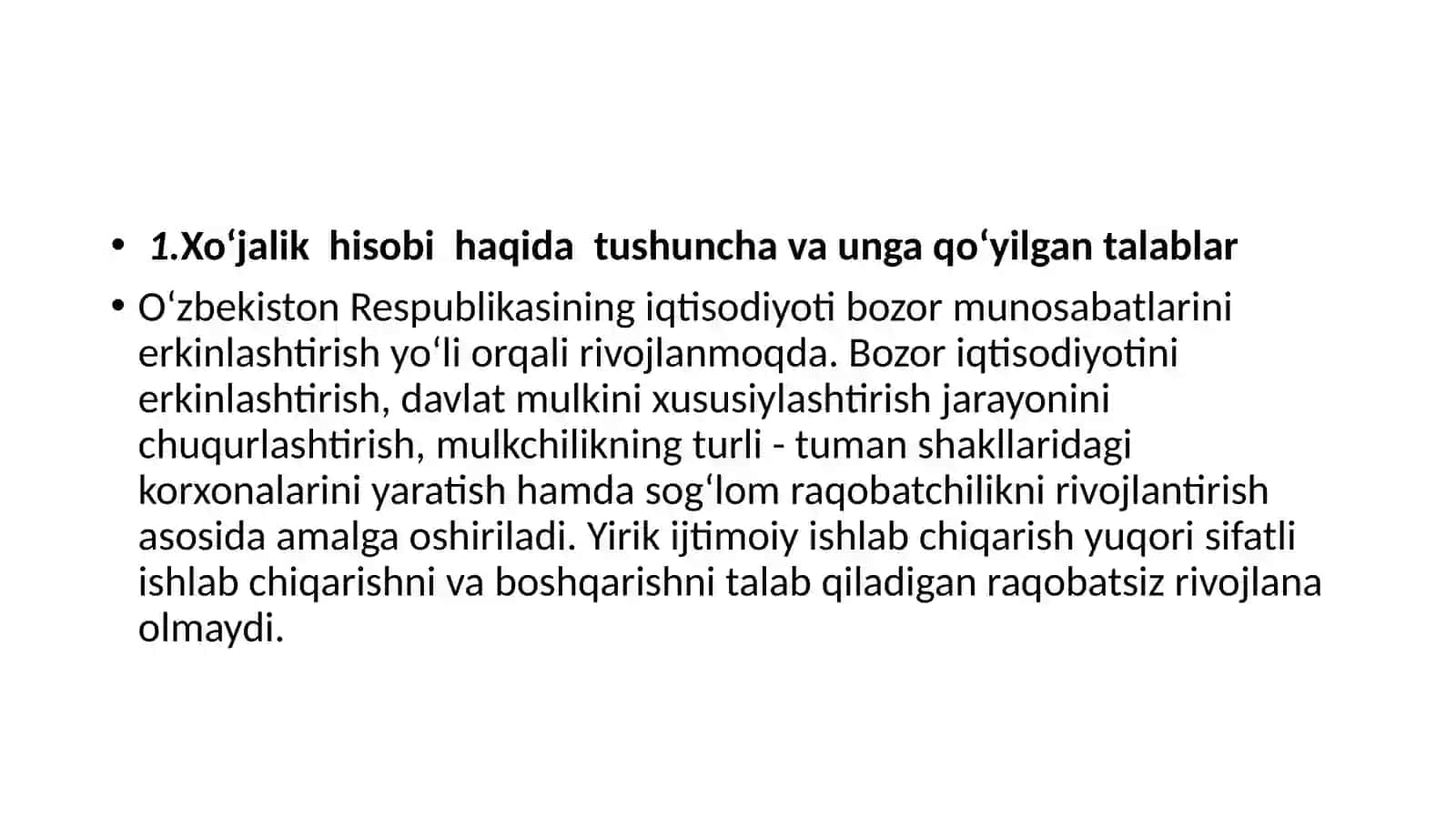 Buxgalteriya hisobi fanining predmeti va tamoyillari 3