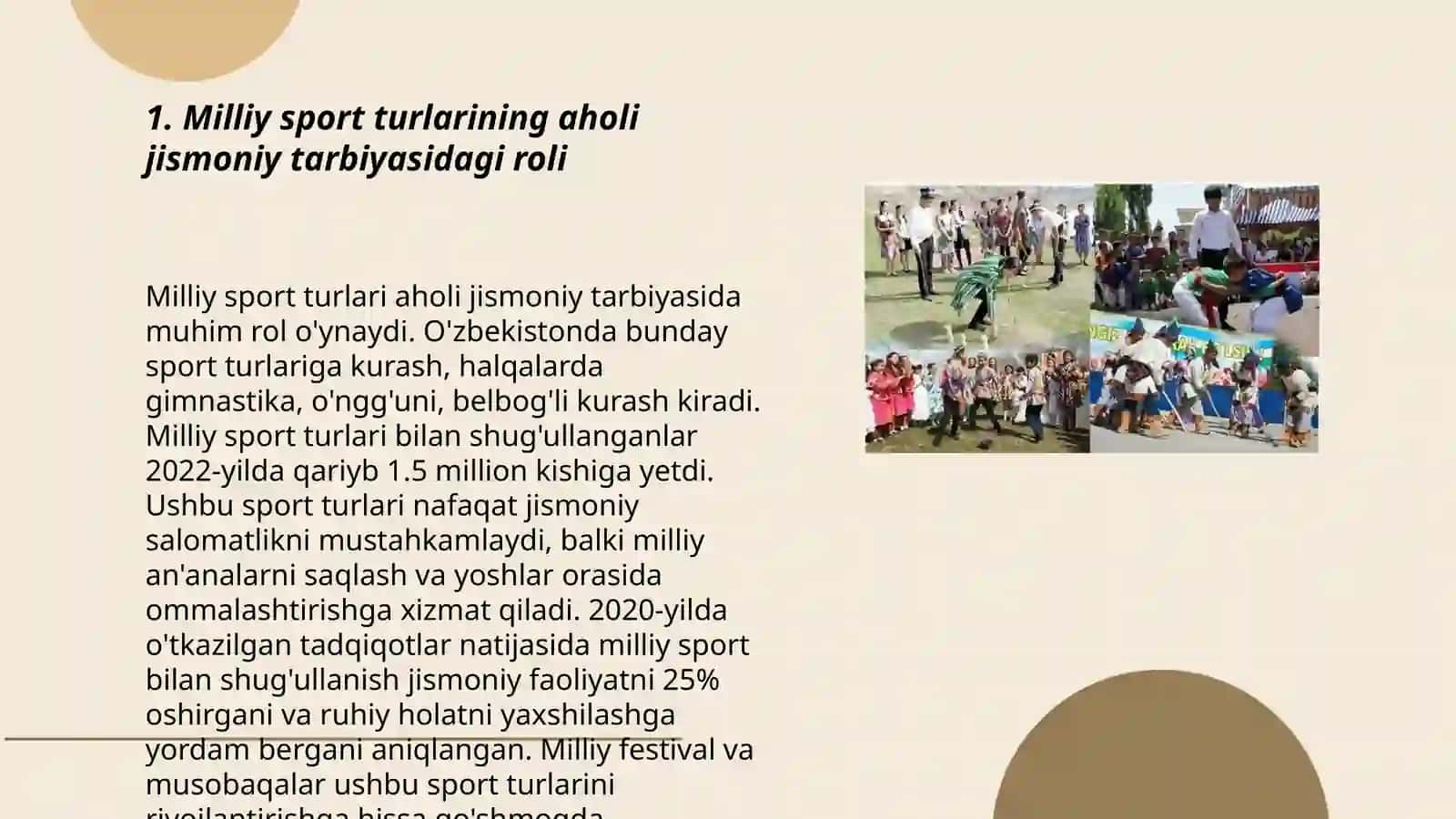 Milliy sport turlari va xalq oʻyinlaridan aholi jismoniy tarbiyada foydalanish usullari 3