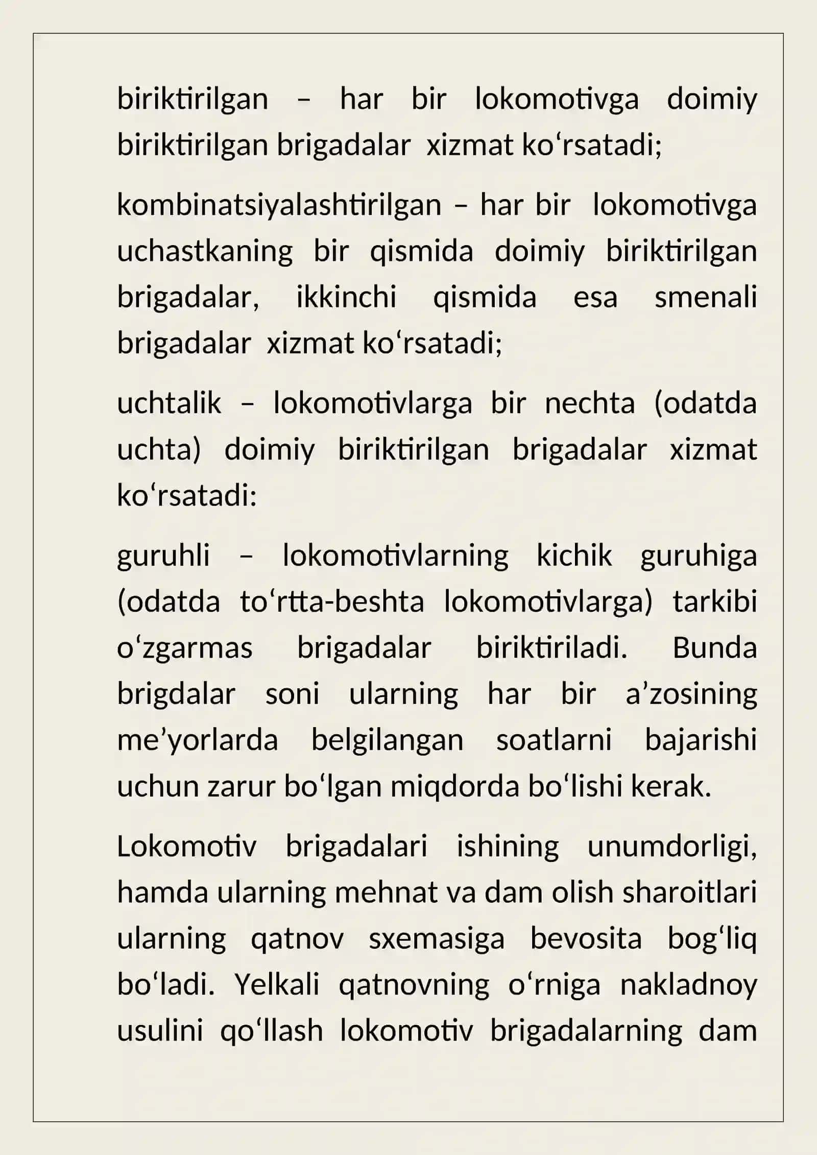 Lokomotiv foydalanish boshqarish fanidan Taqdimot ishi 3