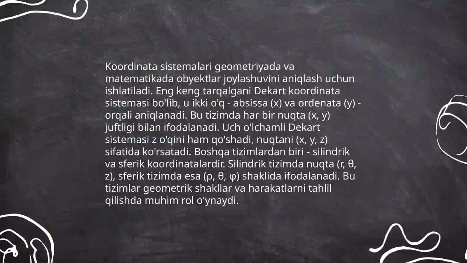 Koordinata burchagi 3